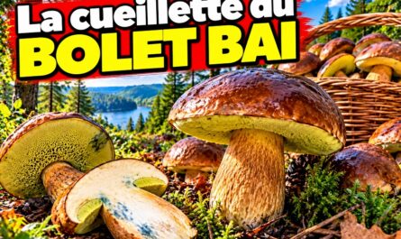 Cueillette du bolet bai