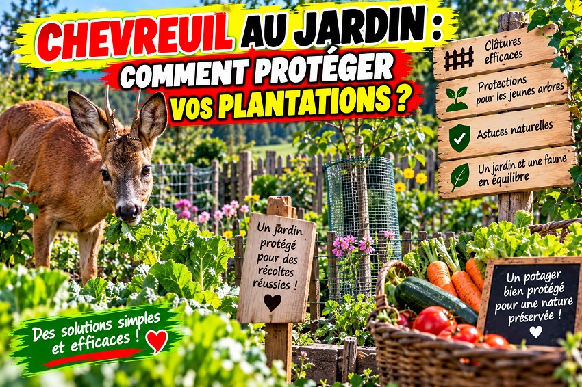 Un chevreuil au jardin