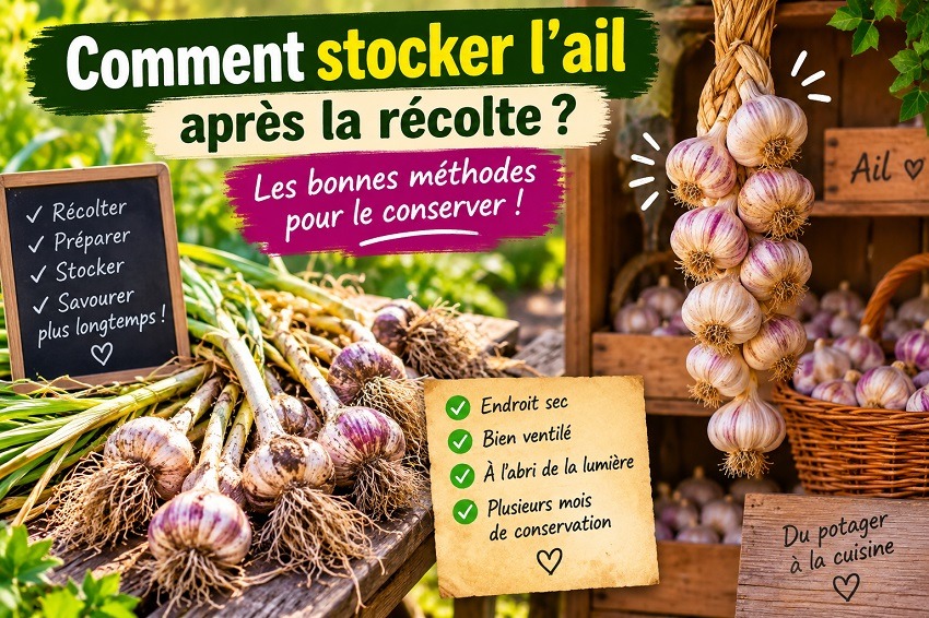 Comment stocker l’ail les meilleures méthodes