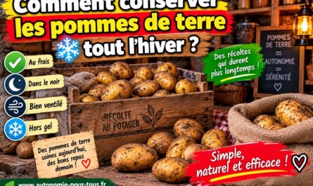 Comment conserver les pommes de terre
