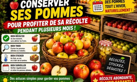 Conserver ses pommes tout l’hiver