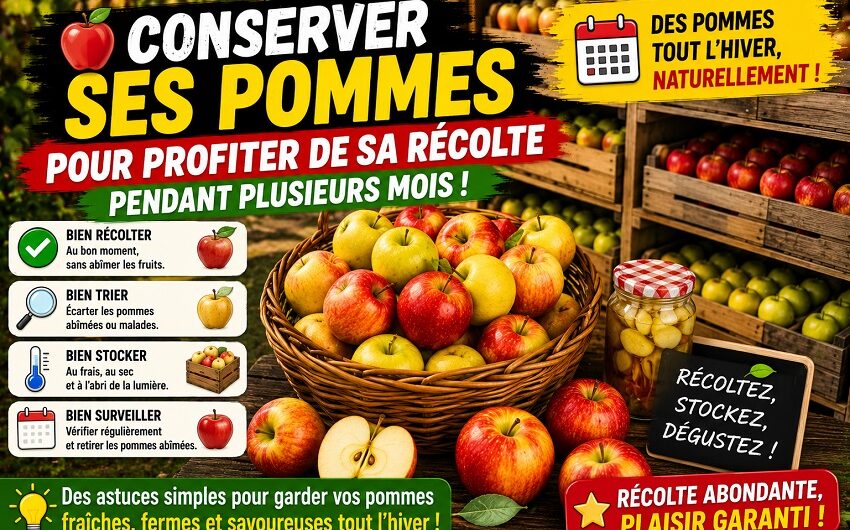 Conserver ses pommes tout l’hiver