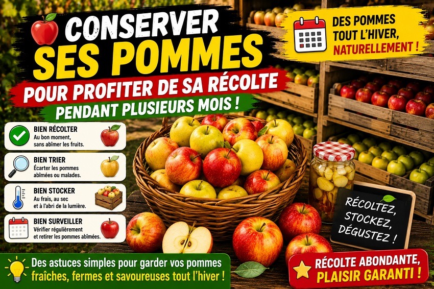 Conserver ses pommes tout l’hiver