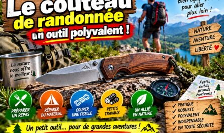Le couteau de randonnée