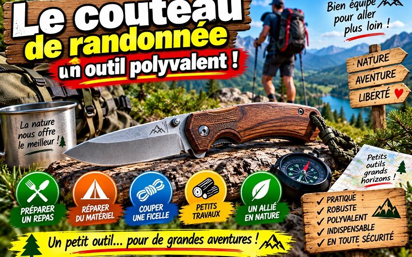 Le couteau de randonnée