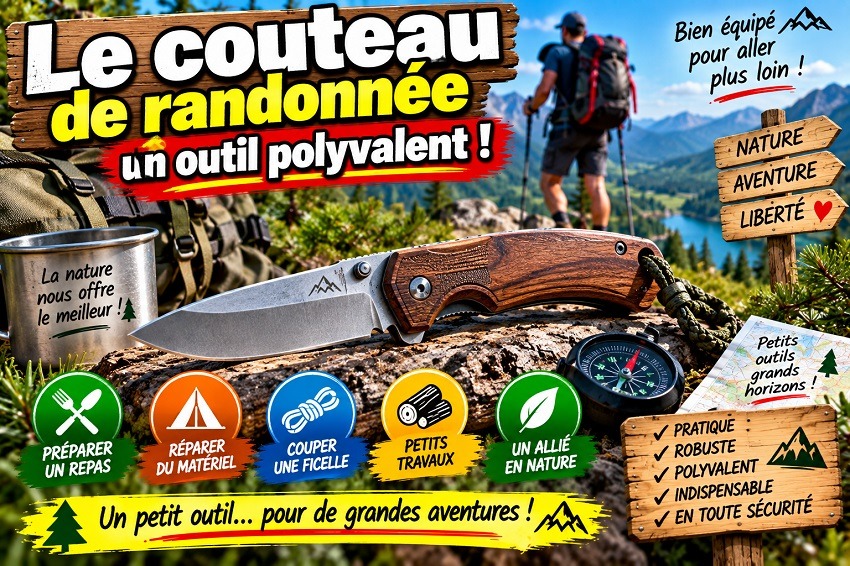 Le couteau de randonnée