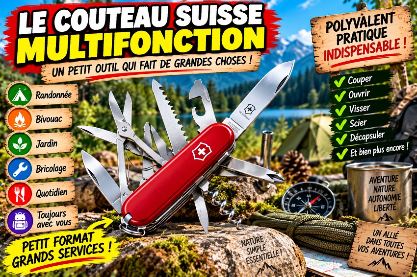 Le couteau suisse multifonction