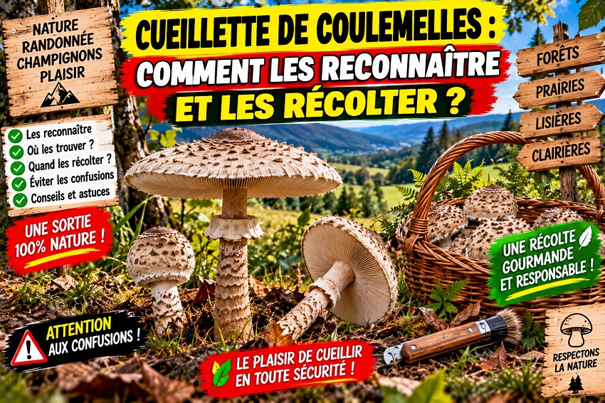 Cueillette de coulemelles