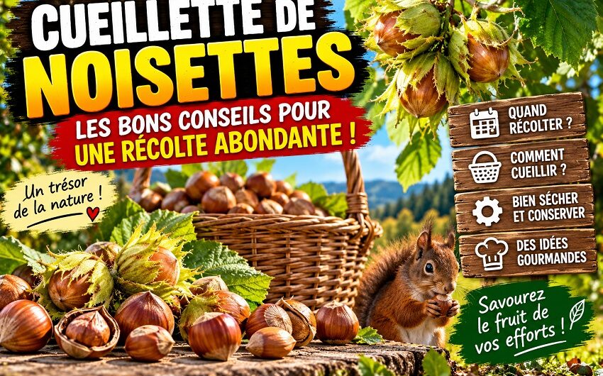 Cueillette de noisettes