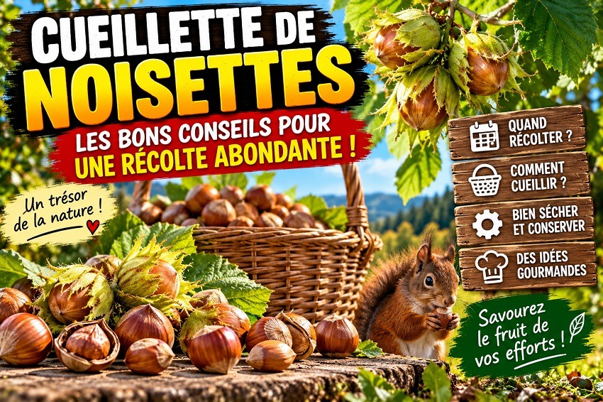 La cueillette de noisettes