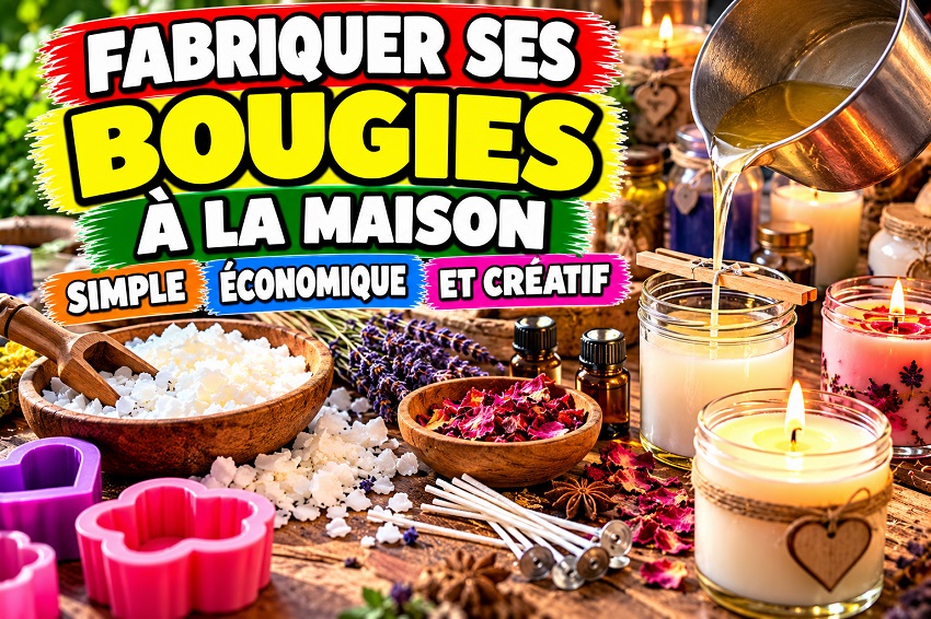 Fabriquer ses bougies à la maison