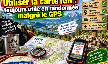 La carte IGN pour la randonnée