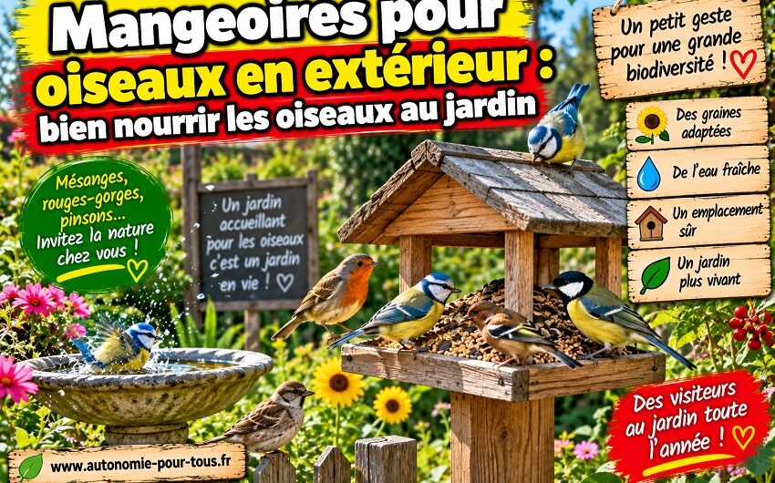 Mangeoires pour oiseaux