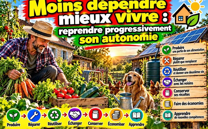 Moins dépendre mieux vivre