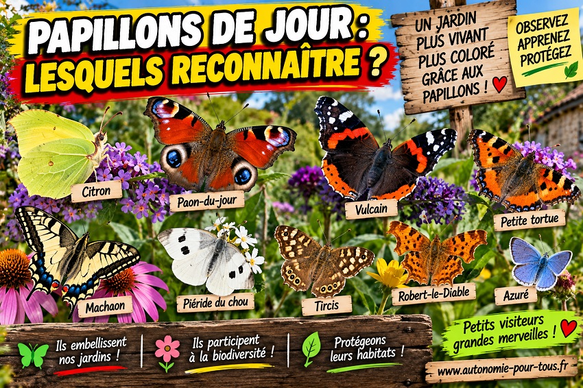 Les papillons de jour