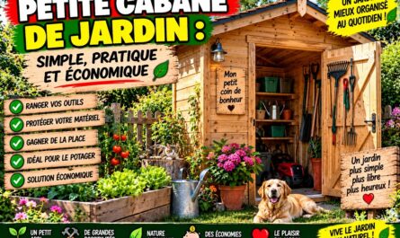 Une petite cabane de jardin