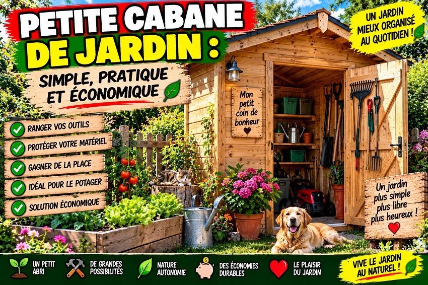 Une petite cabane de jardin