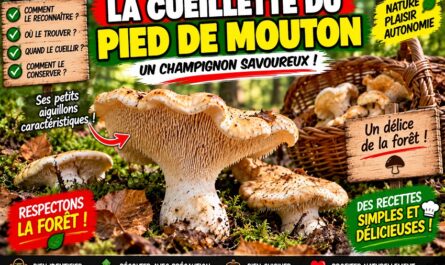 Cueillette du pied de mouton