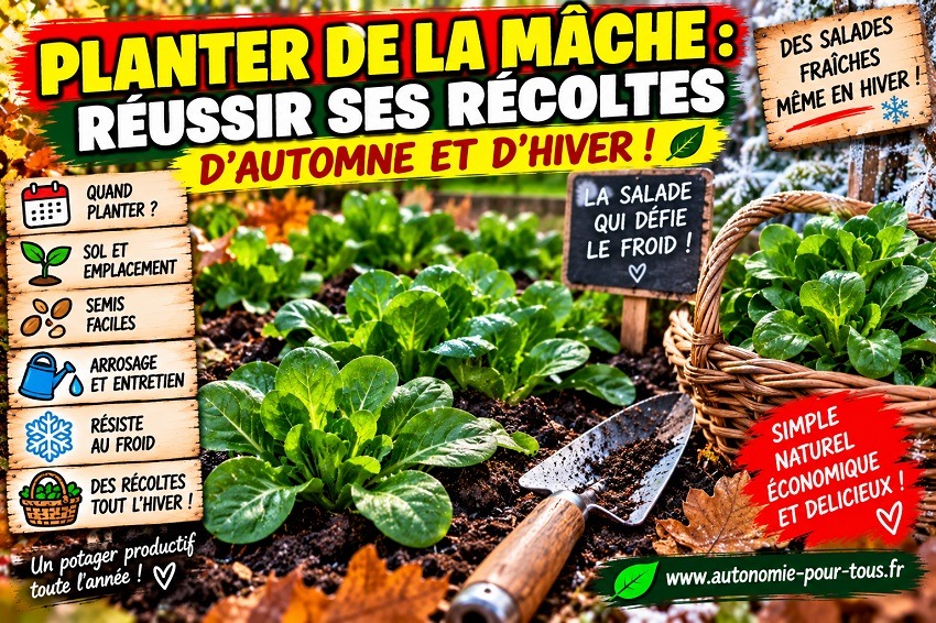 Comment planter de la mâche