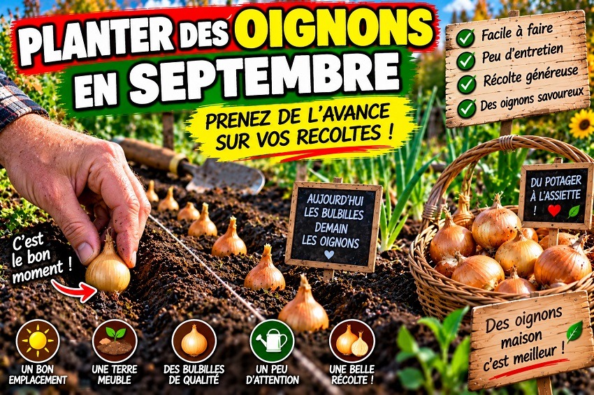 Planter des oignons en septembre