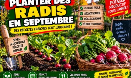 Planter des radis en septembre