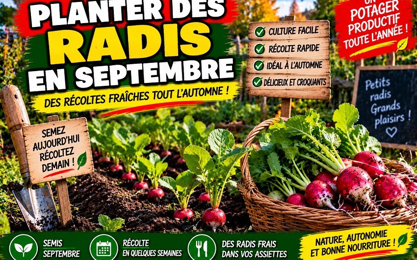 Planter des radis en septembre