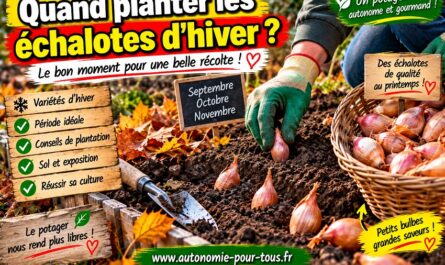 Planter les échalotes d’hiver : le guide