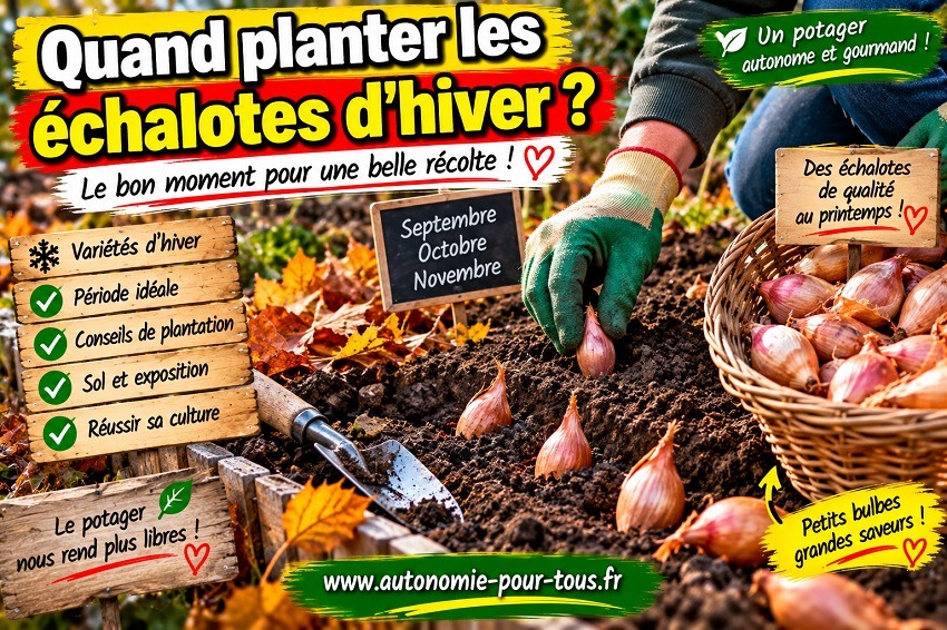 Planter les échalotes d’hiver : le guide