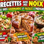 3 recettes avec des noix