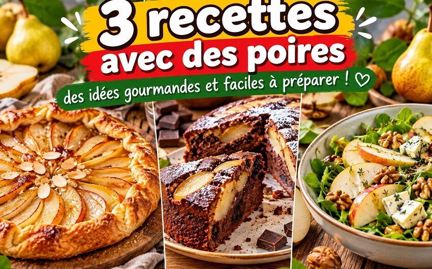Recettes avec des poires