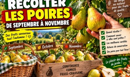 La récolter les poires