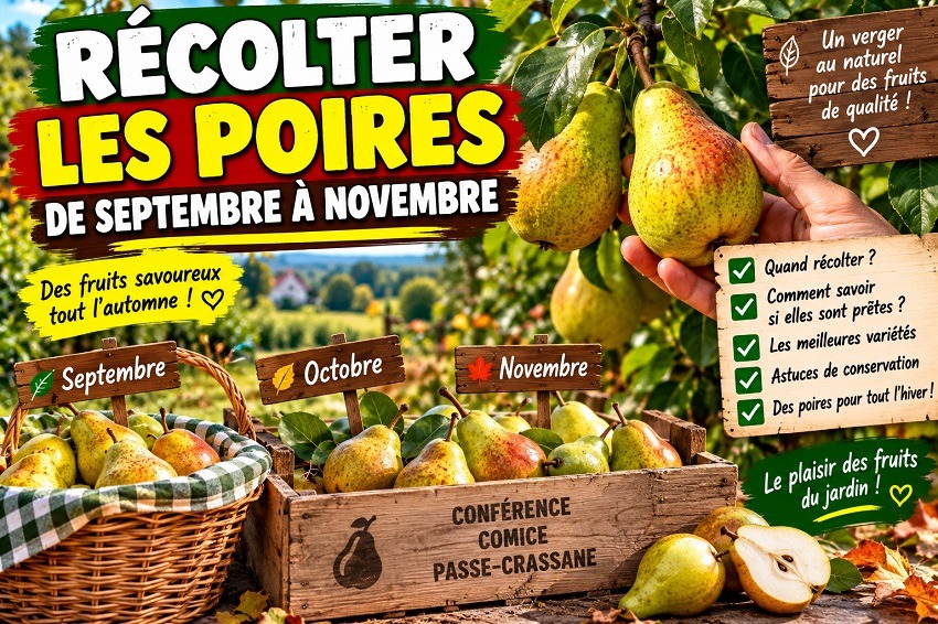 La récolter les poires
