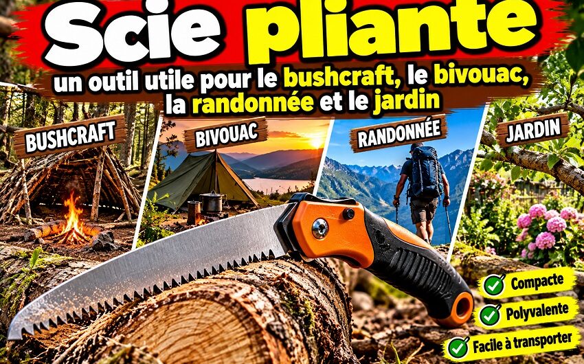 La scie pliante un outil utile