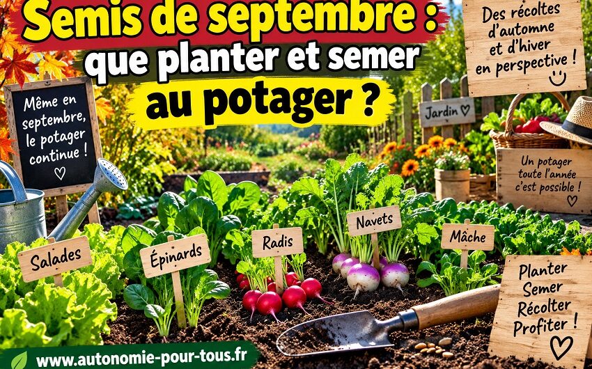 Les semis de septembre