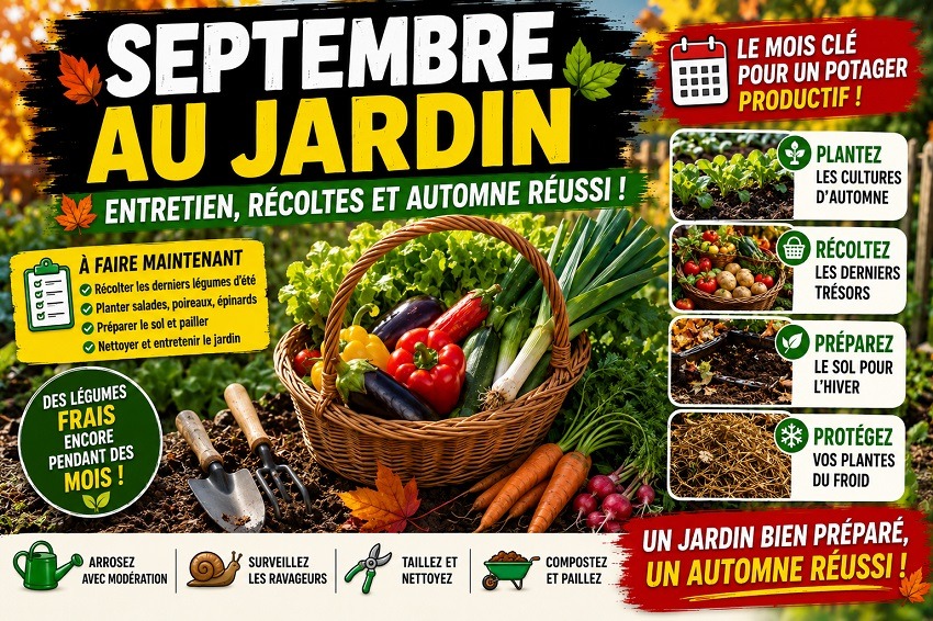 Septembre au jardin préparer l’automne