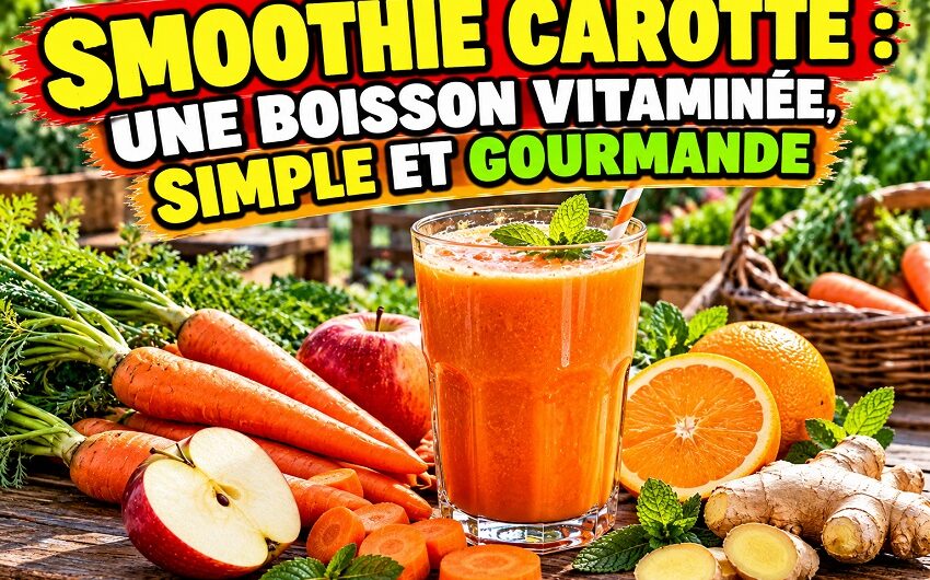 Le smoothie carotte