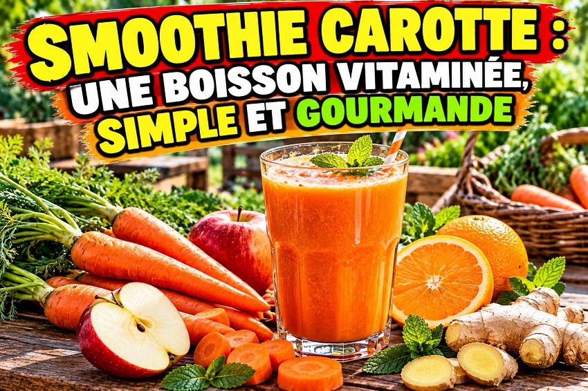 Le smoothie carotte