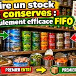 Faire un stock de conserves