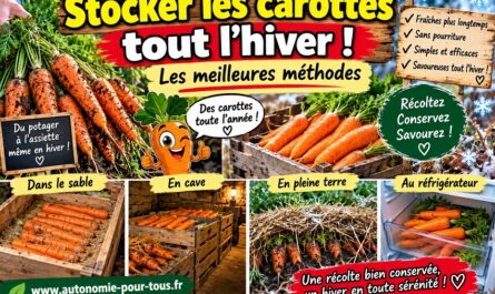 Stocker les carottes les meilleures méthodes