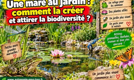Une mare au jardin pour la biodiversité