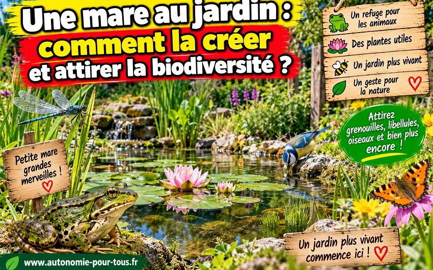 Une mare au jardin