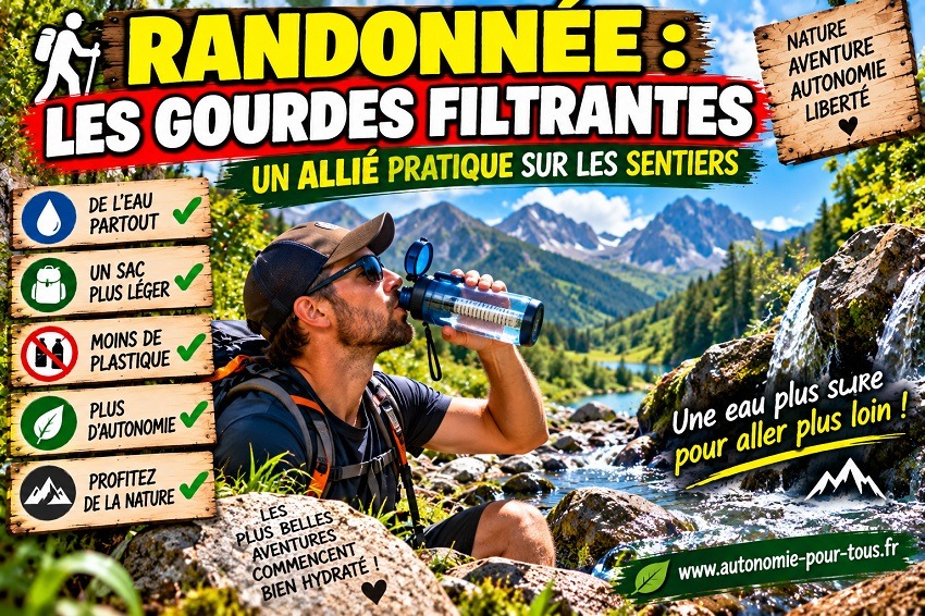Les gourdes filtrantes