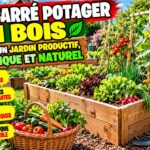 Carré potager en bois