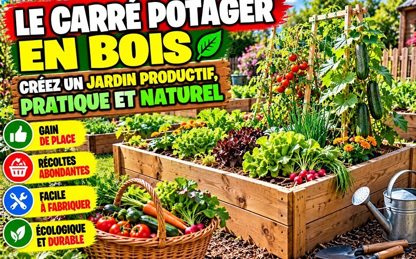 Le carré potager en bois