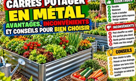 Les carrés potager