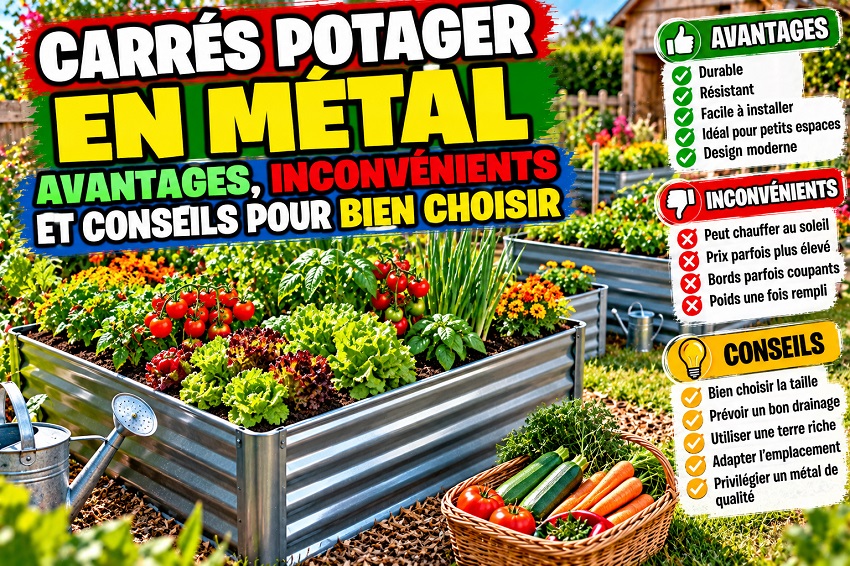Les carrés potager