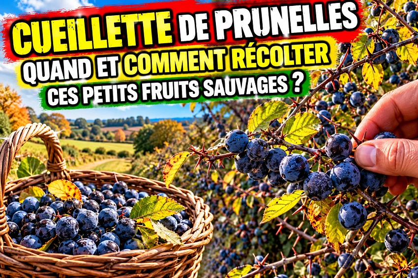 La cueillette de prunelles
