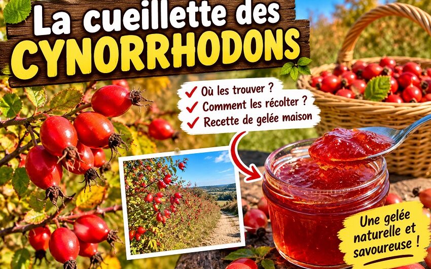 La cueillette des cynorrhodons