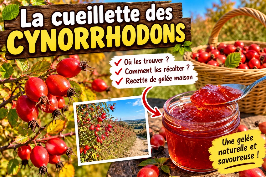 La cueillette des cynorrhodons