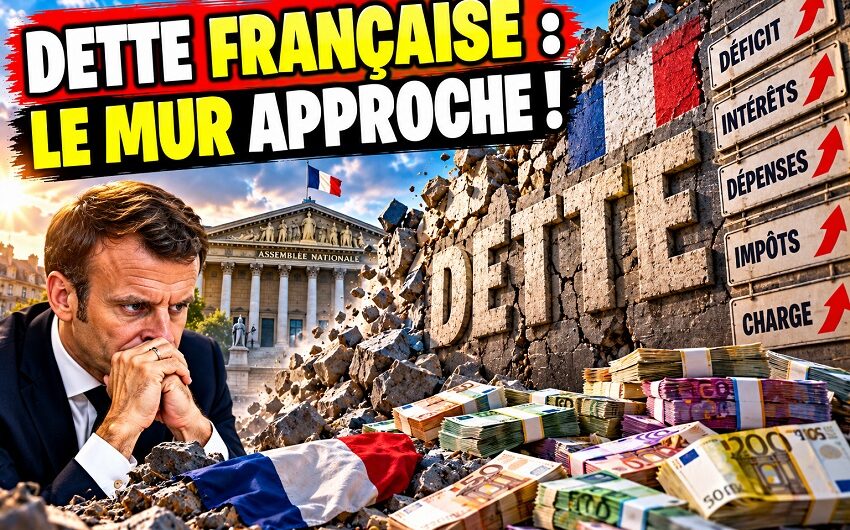 Dette française le mur approche